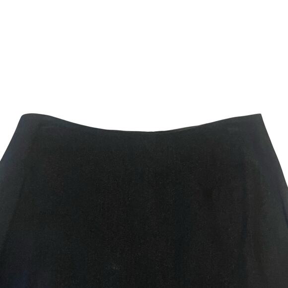 Crea Concept Black A-Line Wool Maxi Classic Minimalist Skirt Size 8 - Picture 2 of 9